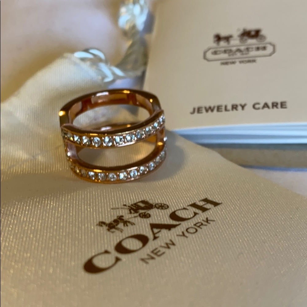 Coach Rose Gold Ring